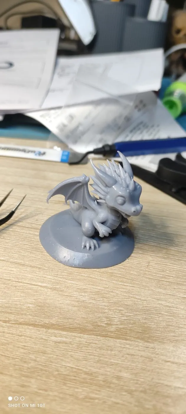 Figurine de dragon imprimée en 3D